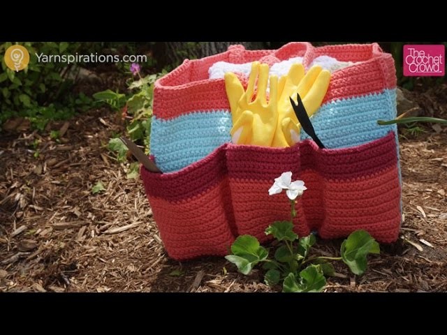 Crochet Garden Tote Bag Tutorial