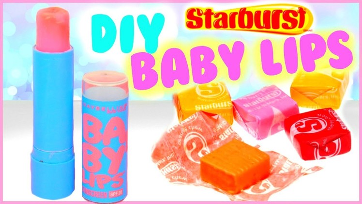 DIY Baby Lips Out Of Starbursts! | Make Tinted Lip Balm out of Candy!