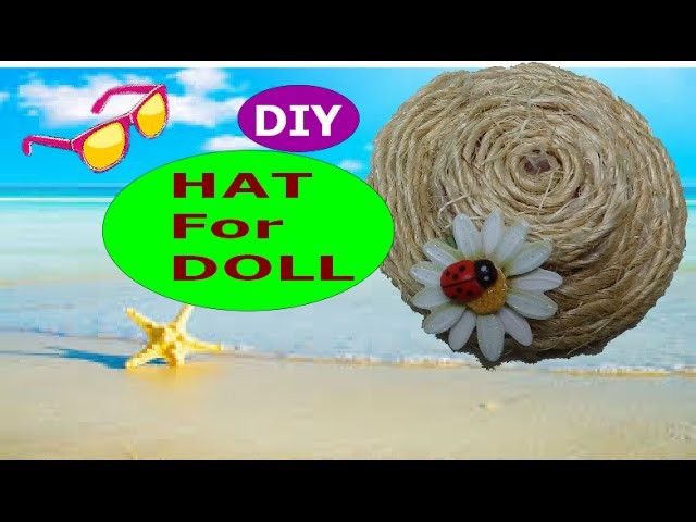 DIY Crafts: Turn Plastic Bottle Lid into a Modern Hat for Your Doll