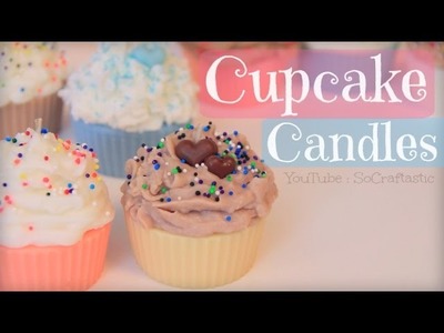DIY Cupcake Candle. Candle Making How To