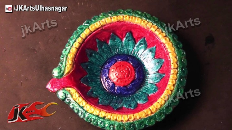 DIY Diwali Diya Decoration |How to |  JK Arts 422