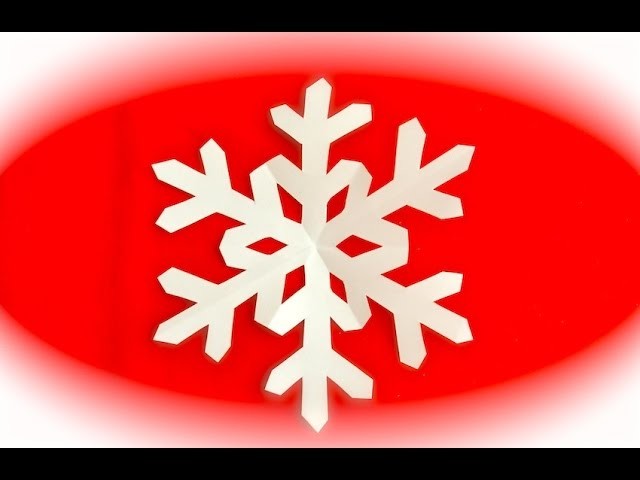 DIY How to Make a SNOWFLAKE, Floco de nieve