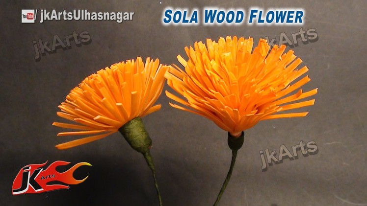 #DIY Sola Wood Flower | How to make | JK Arts 620
