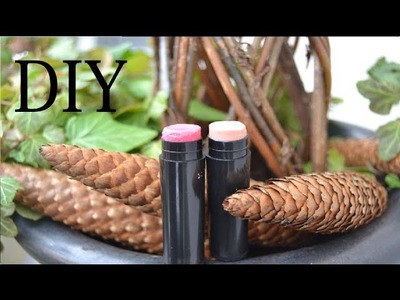 DIY - Tinted Lip balm (without vaseline)