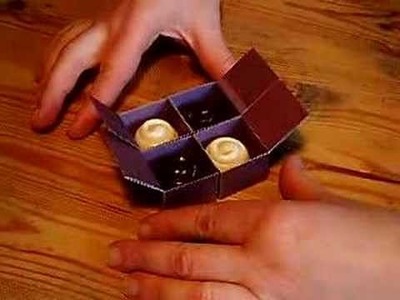 Folding chocolate box