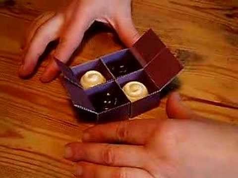 Folding chocolate box