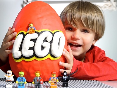 Giant Lego Surprise Egg made of Play-Doh