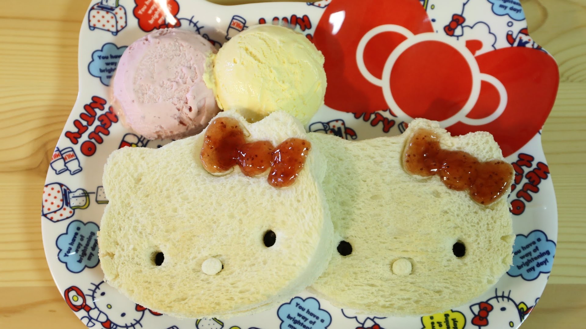 Hello breakfast. Картинки hello Kitty. Хлеб Китти. Hello Bread.