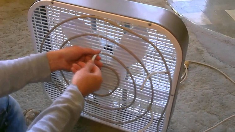 Homemade Evaporative Air Cooler - cools air up to 30F! - only 45 Watts - can be solar powered!