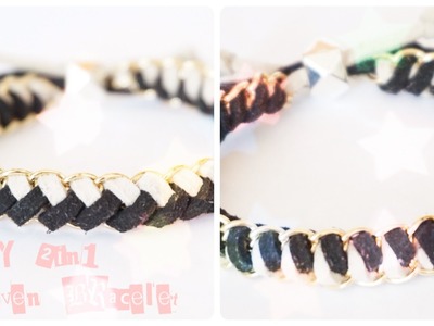 How to: DIY 2 In 1 Woven Chain Friendship Bracelet
