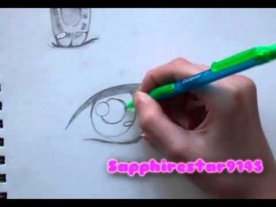 How to Draw Manga Eyes Part 2 : Shounen Eye