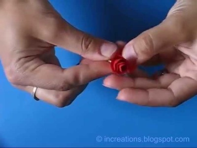 How to make a simple paper flower - spiral rose