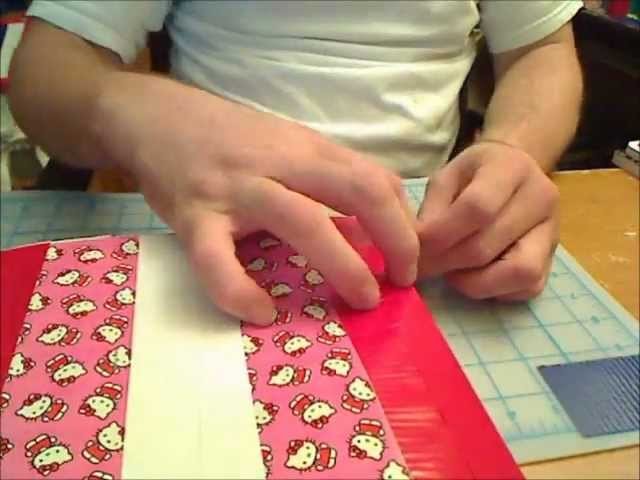 How-to-Make a Small Hello Kitty Duck Tape Bag