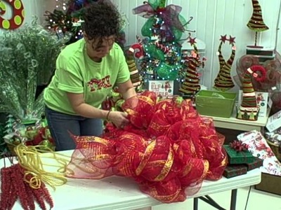 How to make a work wreath.