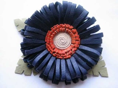 How to make Leather Flower2
