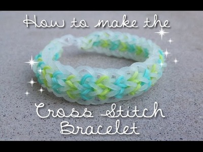 How to make the cross stitch bracelet || NEW DESIGN!