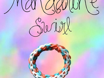 How to: Mandarine Swirl on MONSTER TAIL bracelet tutorial