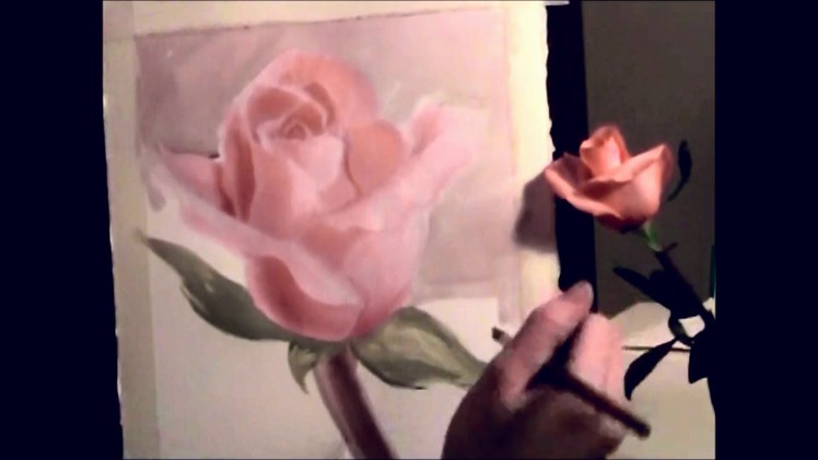 How to paint a rose - water color - guest instructor M Spain
