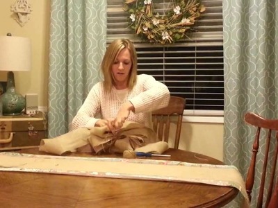 Large Burlap Bow Tutorial by knot too shabby