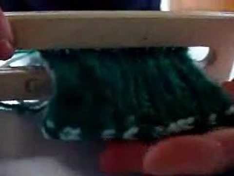 Loom knitting - how to make even a loose end