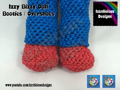 Loomigurumi Izzy Bizzy Doll - Boot Shoe Covers - hook only - amigurumi with Rainbow Loom Bands