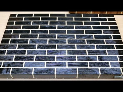 Making a "Brick Wall" end grain cutting board
