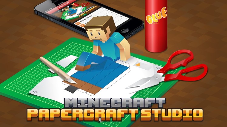 Minecraft Papercraft Studio App Trailer