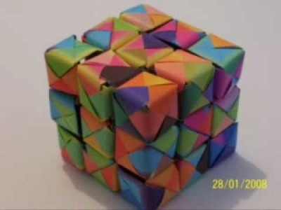 New Origami Rubik's Cube
