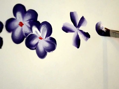 Paint easy 5 petal flowers