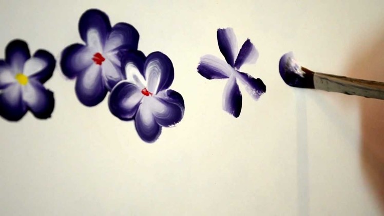Paint easy 5 petal flowers