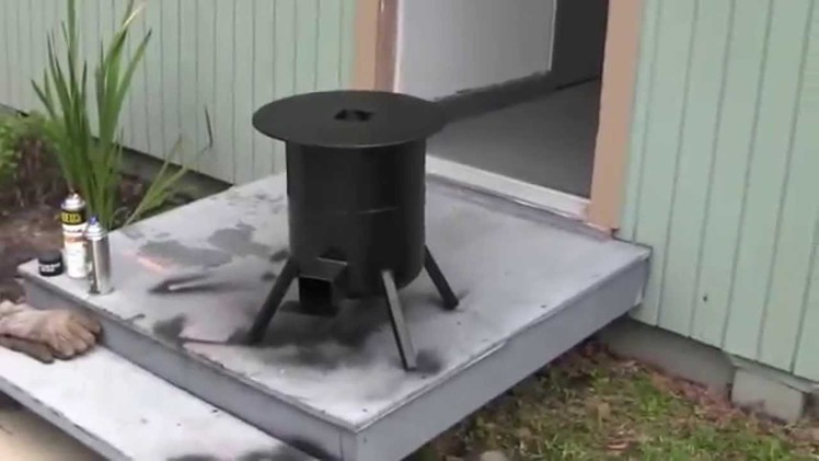 Propane tank rocket stove  3.3