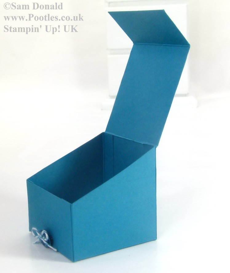 Stampin' Up! UK Sloping Sided Gift Treat Box REVISITED