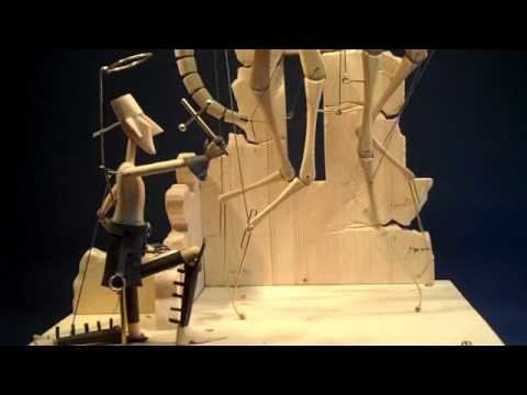 SteamPunk automata inspired by Salvador Dali