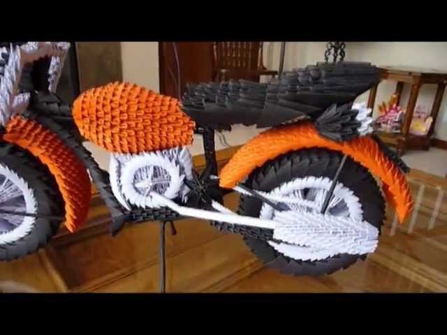 This Was That Way  I created the 3D Origami Motorcycle