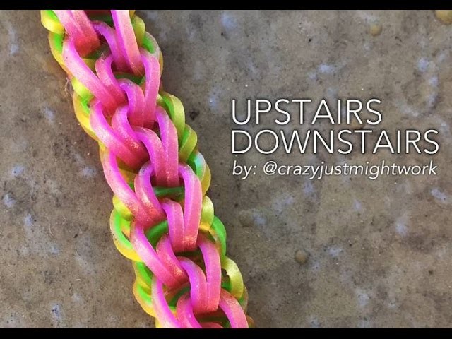 UPSTAIRS DOWNSTAIRS Hook Only bracelet tutorial