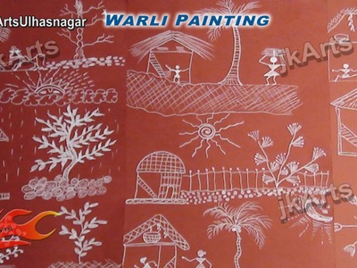 Warli Painting - Harmony with Nature | JK Arts 578