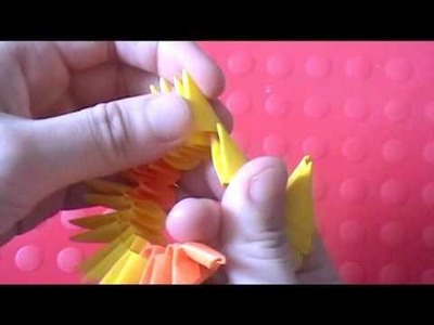 3D origami: koi fish