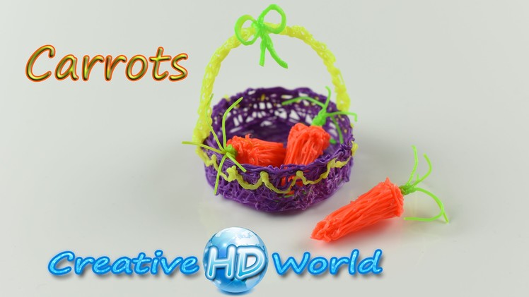3Doodler: Carrots 3D - How to 3D Printing Pen Creation Tutorial