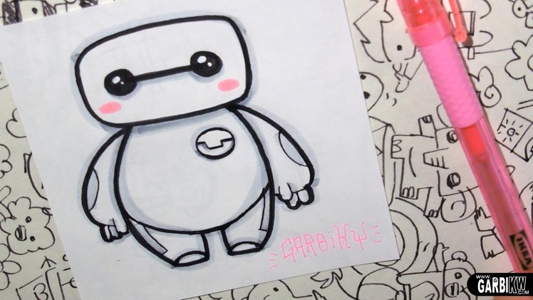 Baymax from Big Hero 6 - How To Draw Chibis and Kawaii Characters by Garbi KW
