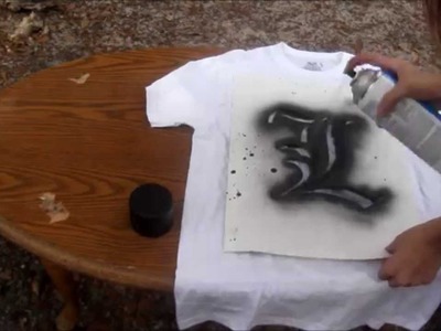 Bleaching And Spray Painting Shirts