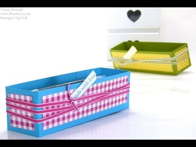 Brights Week Pen Caddy Gift Box by Stampin' Up! UK Independent Demonstrator Pootles