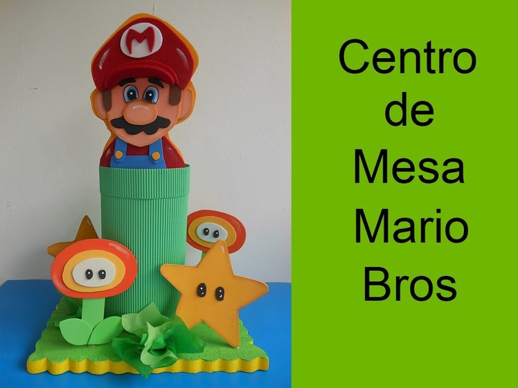 Centro de Mesa Infantil Mario Bros (child table center Mario Bros)