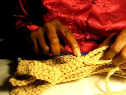 Crochet Cocoon Boot Slippers pt 8c