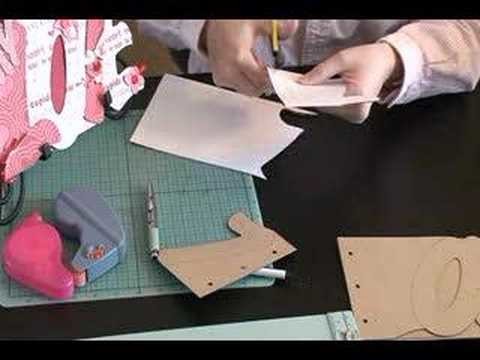 Cutting paper for chipboard word scrapbooks