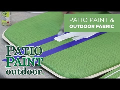 DecoArt® Tips & Tricks: Outdoor Fabric Projects Using Patio Paint™