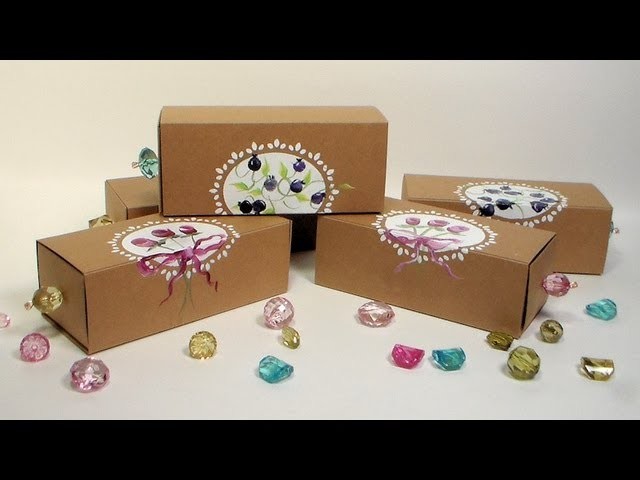 Decorating Kraft Boxes for Favors