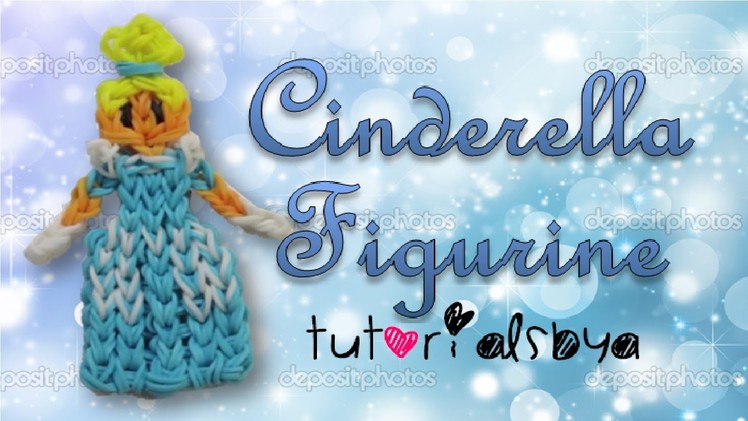 {Disney Princess Series} Cinderella Rainbow Loom Action Figure.Figurine Tutorial