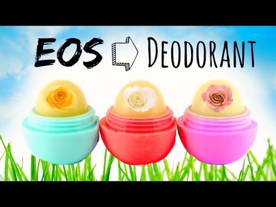 DIY All Natural Deodorant that ACTUALLY Works with EOS Container!