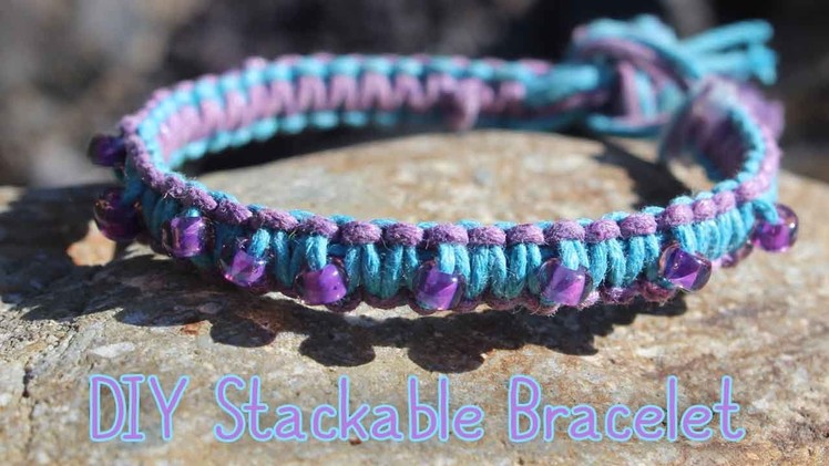 DIY Beaded Cobra Stitch Bracelet