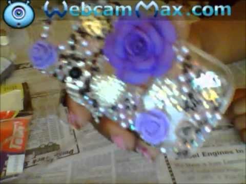 DIY: Blinged out phone case. lux addiction inspired